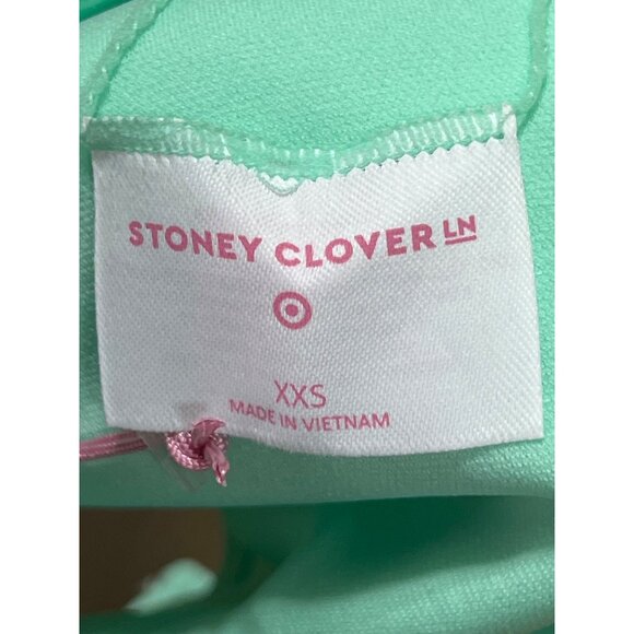 Stoney Clover Ln - Women's High-Waisted Two Piece Bikini In Light - Green - XXS - Picture 12 of 16